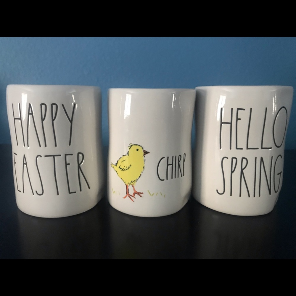 Set of 3 Rae Dunn Spring Easter Scented Candles
